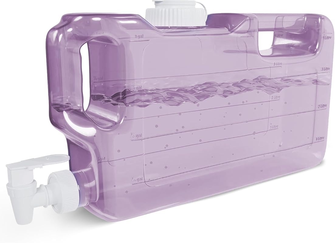 Refrigerator Water Dispenser 1.1 Gallon – Leak-Proof Slim Fridge Water