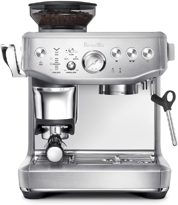Breville Barista Express Impress Espresso Machine BES876BSS with Intel