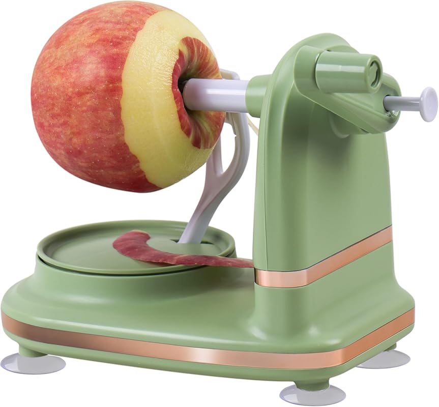 Apple Peeler, Slicer & Corer with 2 Replacement Blades for Quick Apple