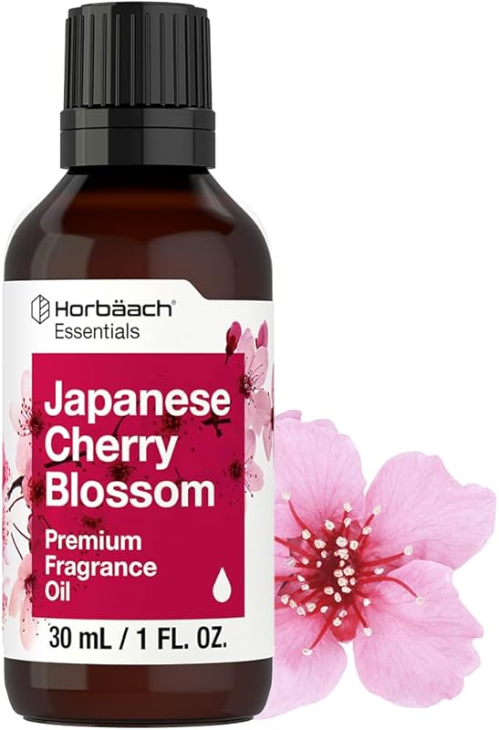Horbäach Japanese Cherry Blossom Fragrance Oil, 1oz Premium Grade for 