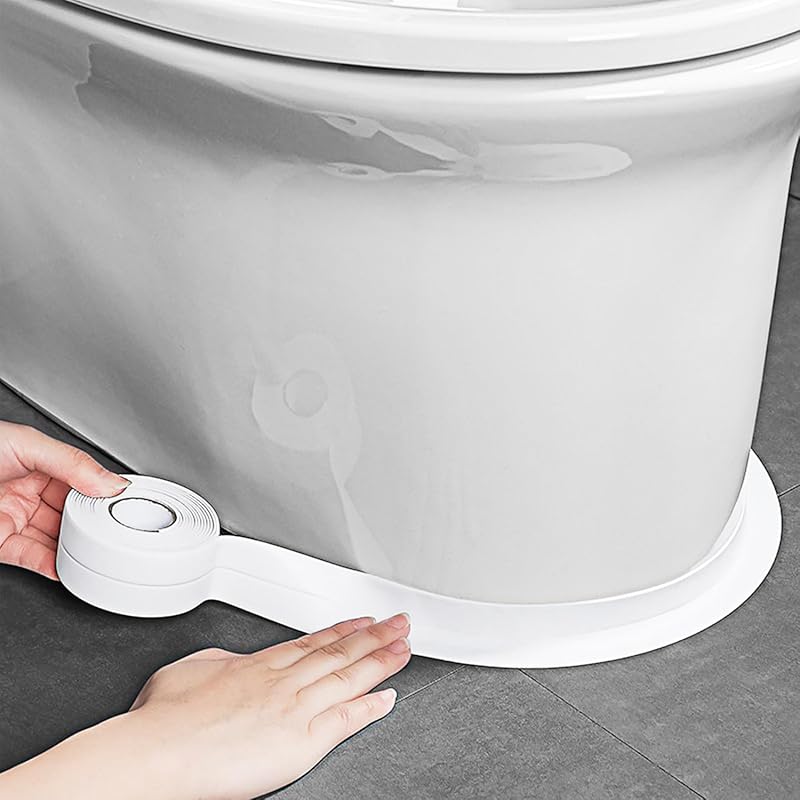 TOUSEA Waterproof Self-Adhesive Caulk Tape Sealant Strip for Bathroom,