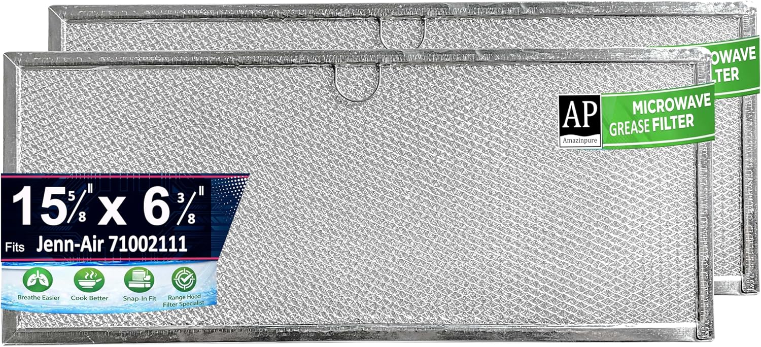 71002111 Downdraft Grease Filter Replacement, 2-Pack, 15.6