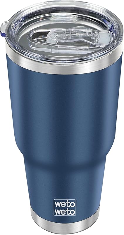 WETOWETO 30oz Stainless Steel Vacuum Insulated Travel Tumbler, Double 