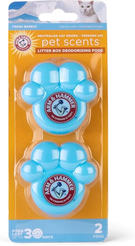 Arm & Hammer Pets Fresh Breeze Scent Deodorizing Pods (2-Pack) for Cat