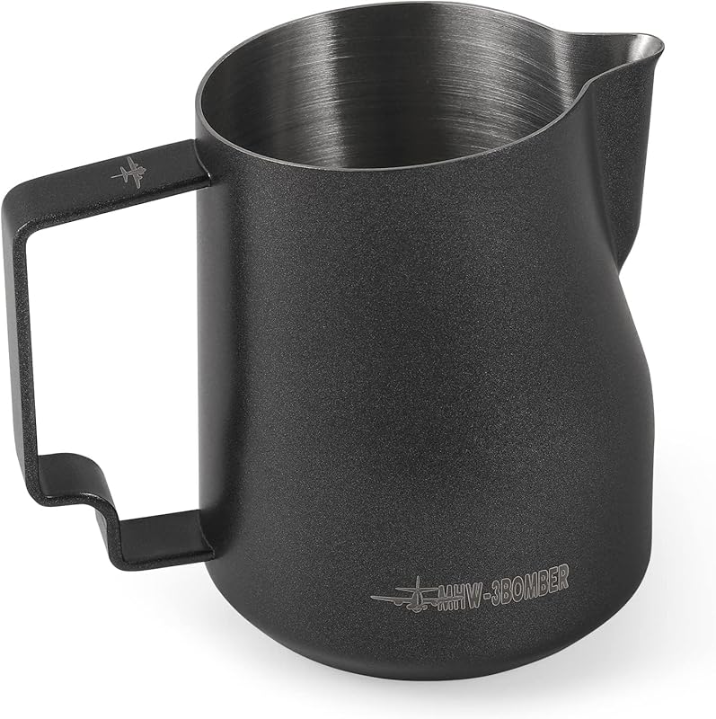 MHW-3BOMBER P6007MB-OS Stainless Steel Milk Frothing Pitcher, 12oz, Bl