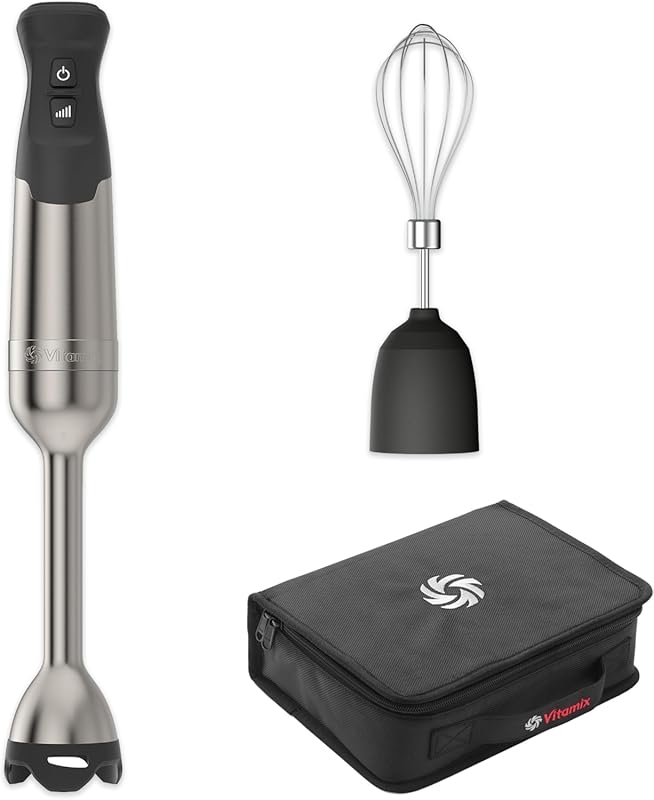 Vitamix 5-Speed Immersion Blender 3-Piece Bundle with Whisk, 625-Watt 