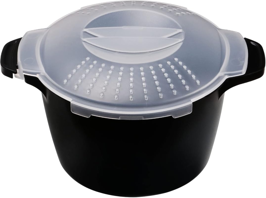 Professional Large 2 Quart Microwave Steamer for Vegetables & Food. BP