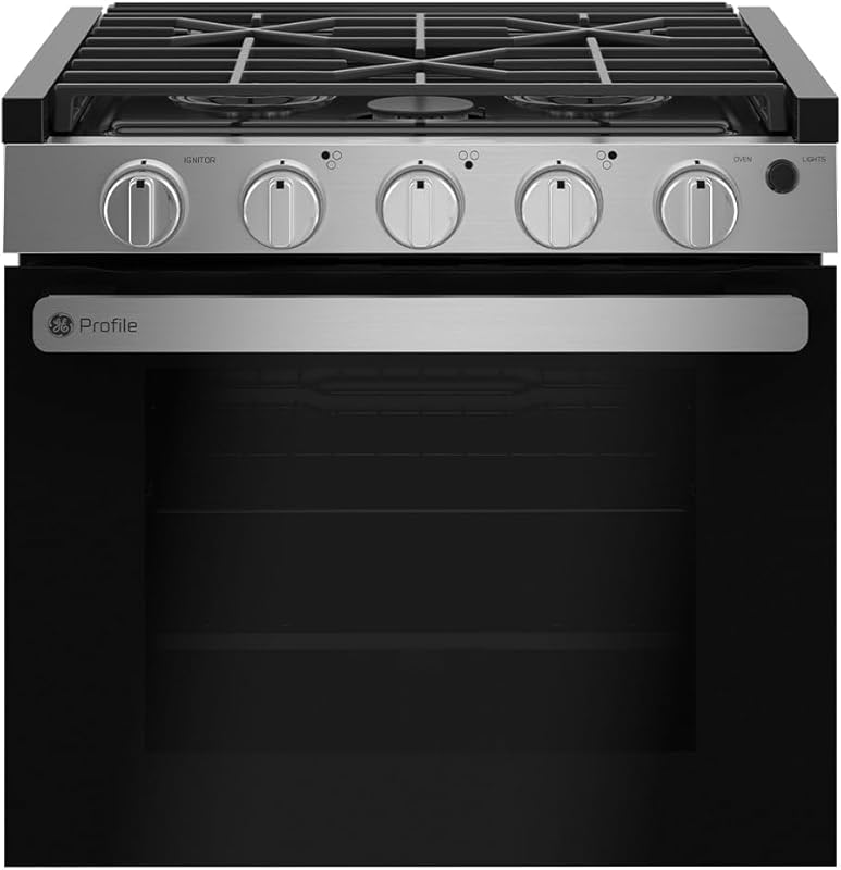 GE Profile 21-inch Drop-In Gas Range: Powerful Burners, Easy Installat