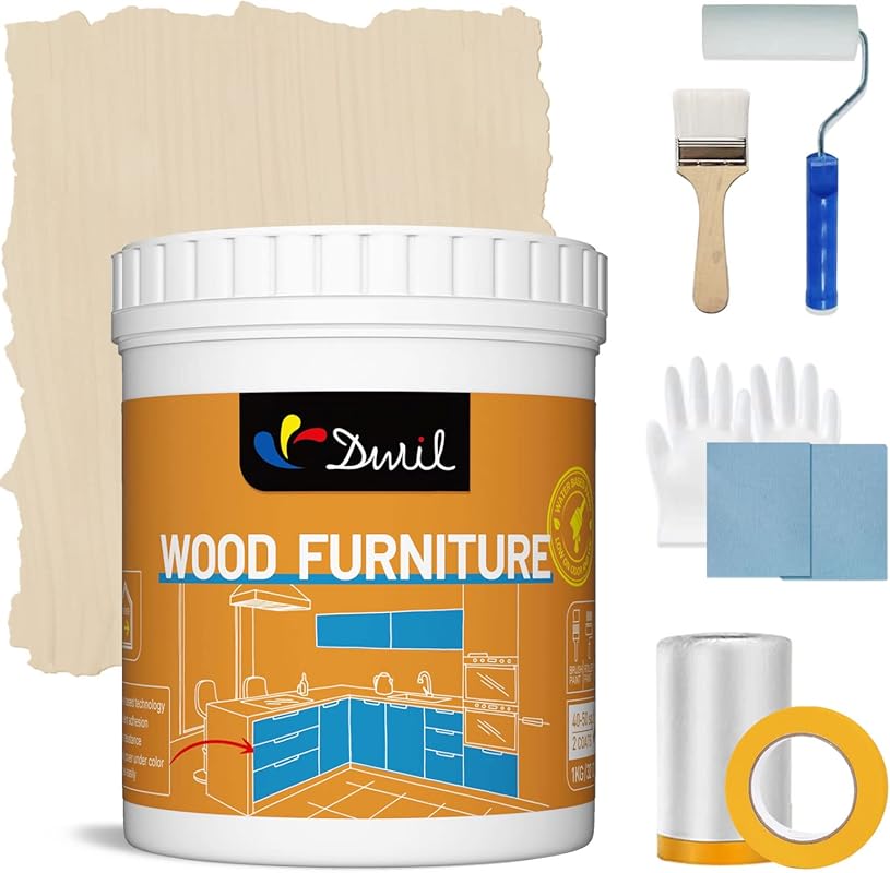 DWIL Acrylic Wood Paint for Furniture Renovation: Semi-Gloss, Water-Ba