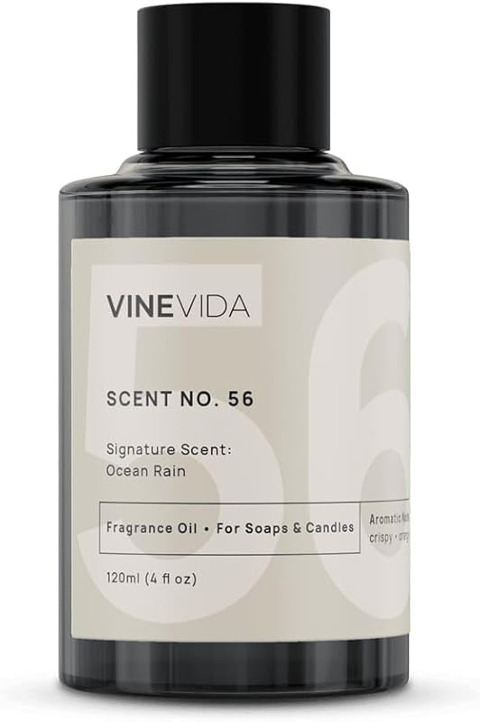 VINEVIDA 4oz Ocean Rain Premium Fragrance Oil for Candle & Soap Making