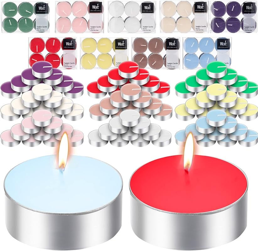 108 Pcs Scented Mini Tealight Candles Bulk, Mixed Scents, Approximatel