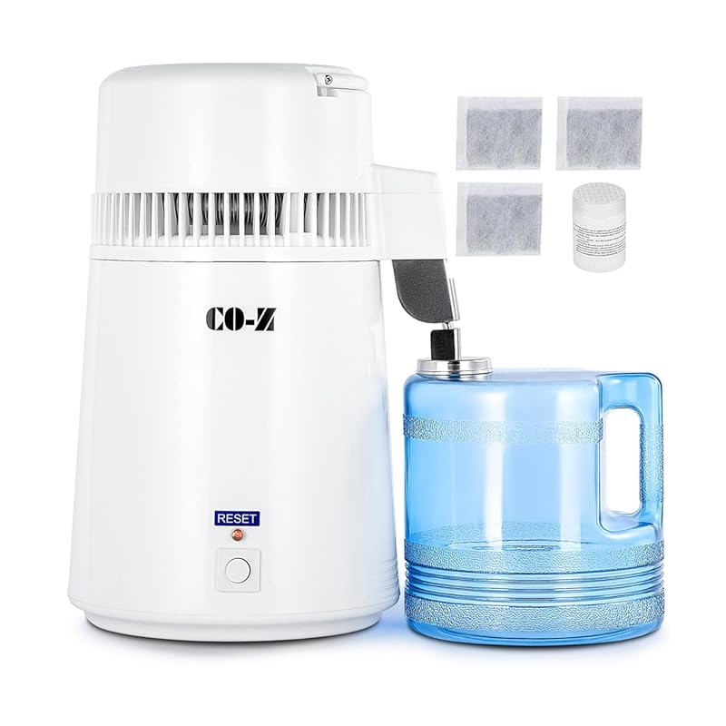 CO-Z 1.1 Gallon 4L Countertop Water Distiller, 750W Machine for Pure D