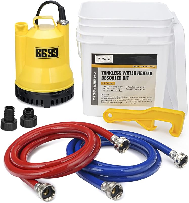 Tankless Water Heater Flushing Kit