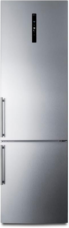 Summit 24" Counter-Depth Bottom Freezer Refrigerator, 11.7 cu.ft., Ice