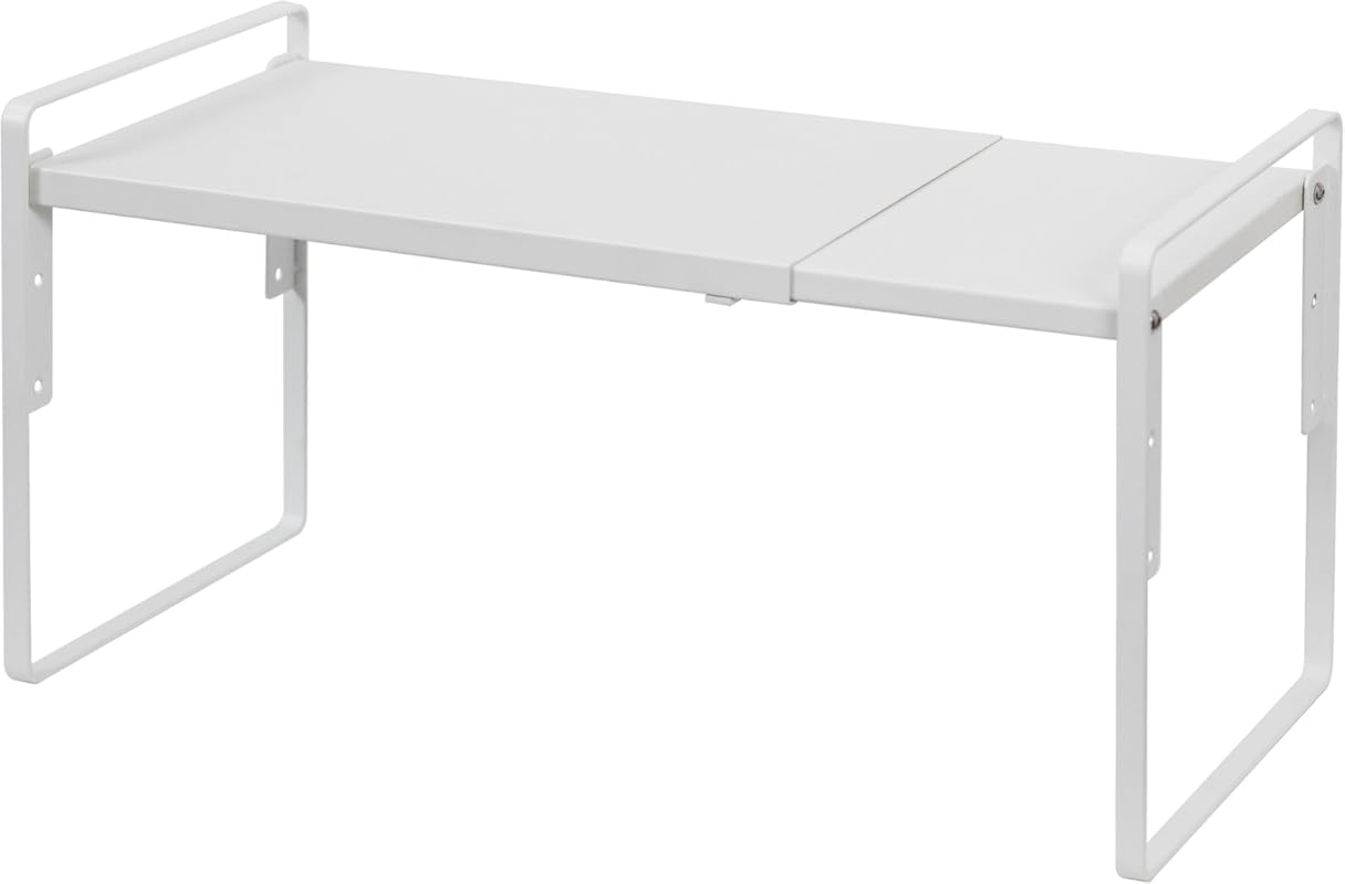 Nxconsu Expandable Cabinet Shelf Organizer: Height Adjustable, Heavy-D