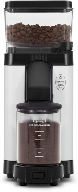 Technivorm Moccamaster KM5 Burr Coffee Grinder, Matte White Finish for