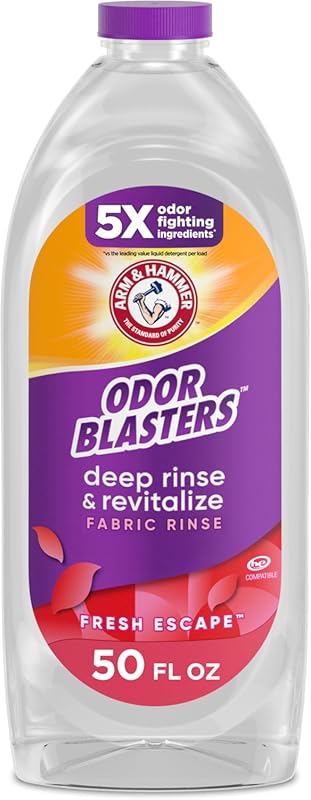 ARM & HAMMER Odor Blasters Fabric Rinse, 50 fl oz, Eliminates Sweat & 