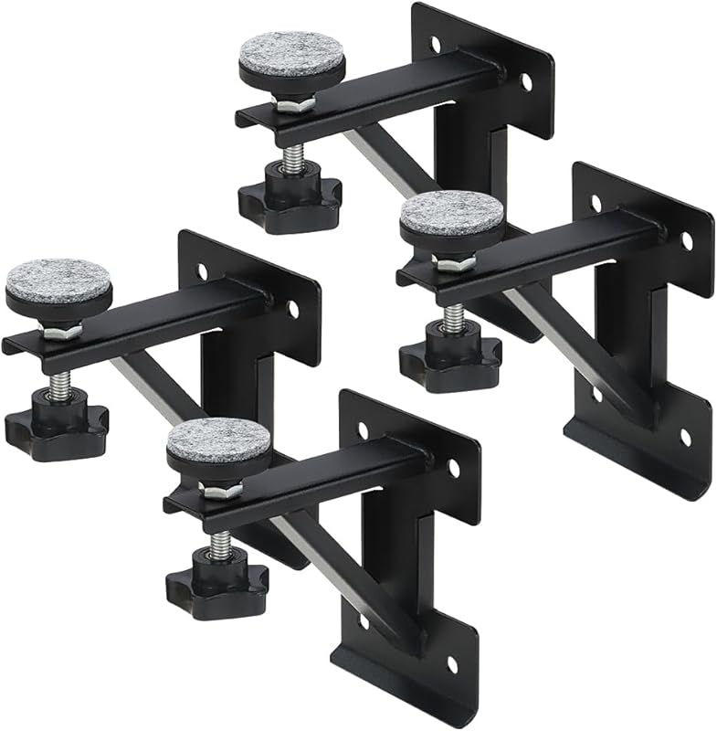 A-KARCK Undermount Sink Brackets (4 Pcs): 13 GA Steel Repair Kit with 