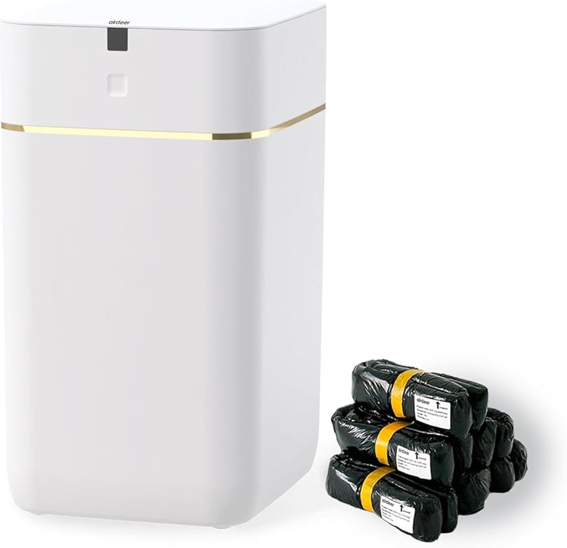 Airdeer A1 Smart Automatic Touchless Trash Can, 4 Gallon Self-Sealing,