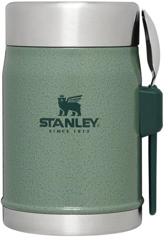 STANLEY Classic Vacuum Insulated Stainless Steel Food Jar with Spork