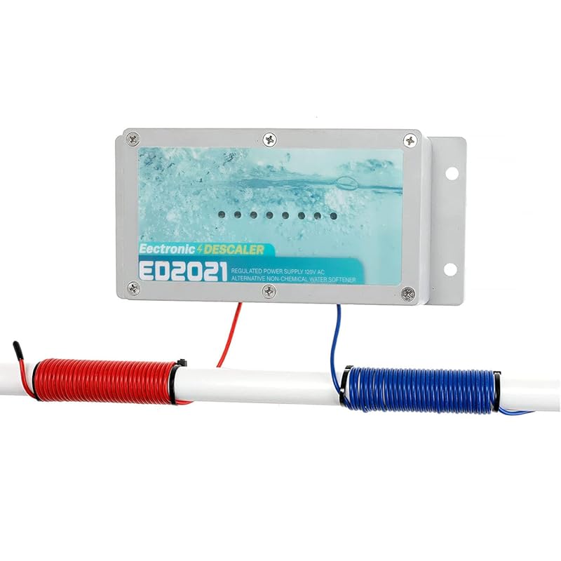 Electronic Whole House Water Descaler, Salt-Free Hard Water Conditione