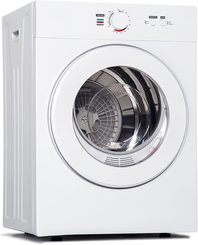 Euhomy Compact Portable Clothes Dryer, 1.8 cu.ft., Stainless Steel Lin