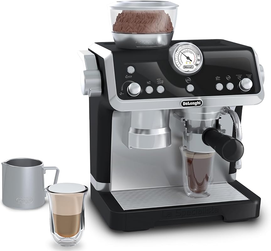 Casdon De'Longhi Toy Barista Coffee Machine Playset: Realistic Sounds,