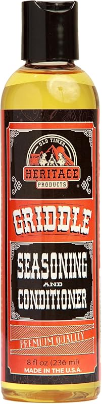 Heritage Products All-Natural Low-Smoke High-Temp Griddle Seasoning Oi
