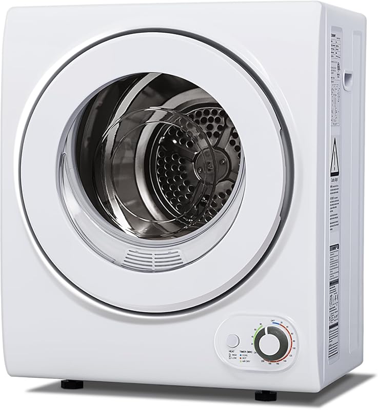 Euhomy Portable Clothes Dryer, 1.5 cu.ft., 850W Powerful with Stainles