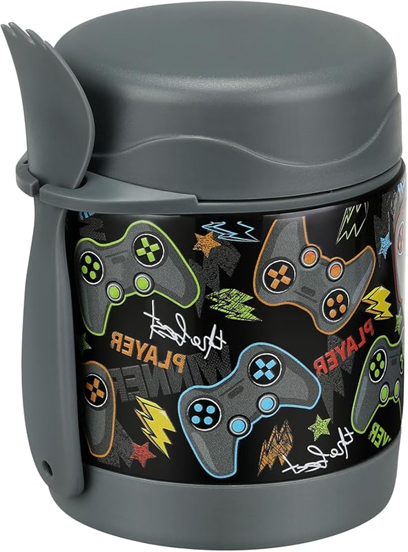 10oz Kids Insulated Stainless Steel Food Jar with Spoon