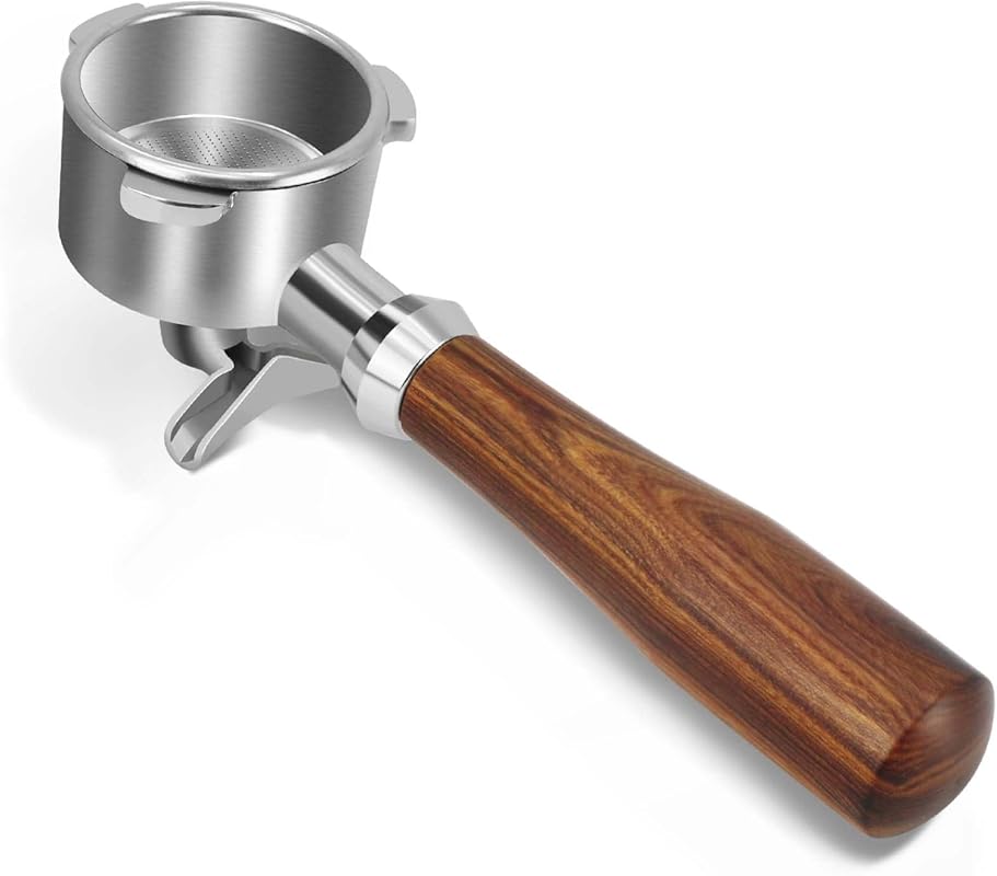 54mm Double Spout Portafilter (3-Ear) with Stainless Steel Basket for 