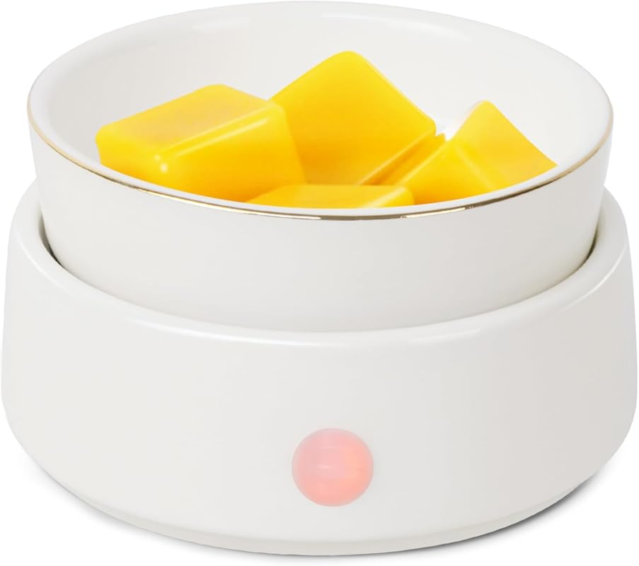 Bobolyn Ceramic Electric 3-in-1 Wax Melt & Essential Oil Burner for Ta