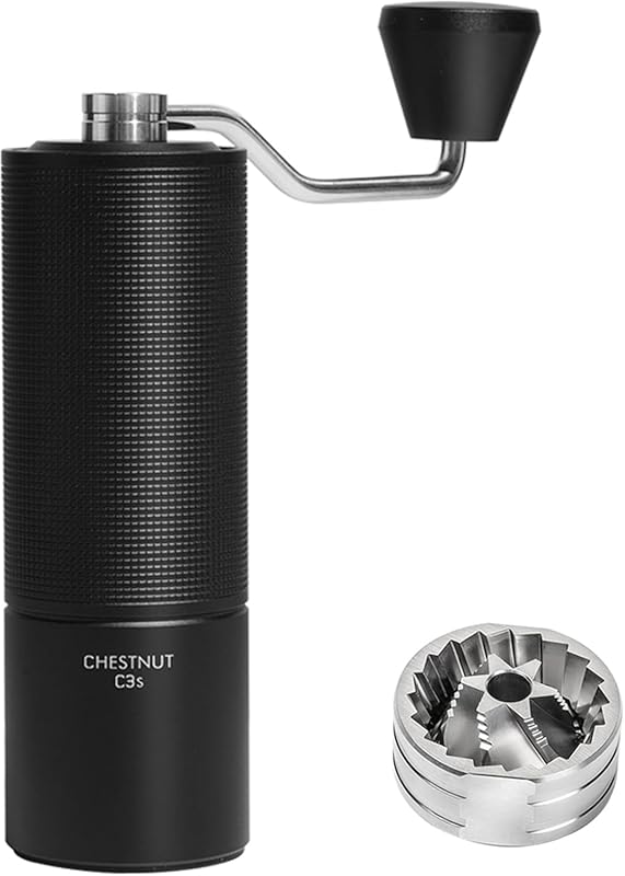 TIMEMORE Chestnut C3S Manual Coffee Grinder: Stainless Steel S2C Conic