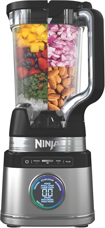 Ninja TB201 1800W Blender: High-Speed Countertop for Smoothies, Shakes