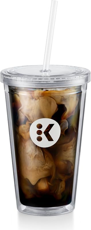 Keurig 16oz Iced Tumbler for Cold Drinks, Durable and Reusable, Perfec
