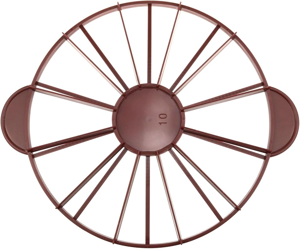 AYLIFU Brown 10/12 Slice Double-Sided Cake Portion Marker and Cheeseca