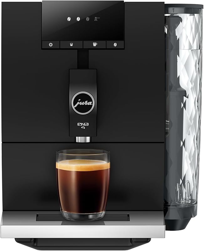 Jura ENA 4 Full Automatic Coffee Machine, Metropolitan Black, Fresh Be