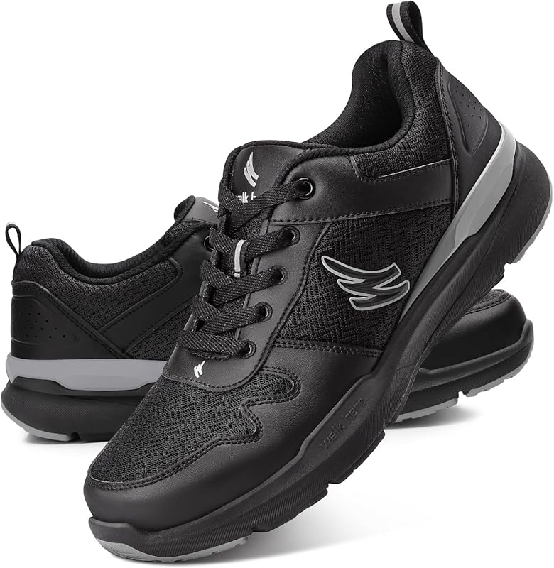 Men's Orthopedic Walking Shoes with Arch Support, Breathable Non-Slip 