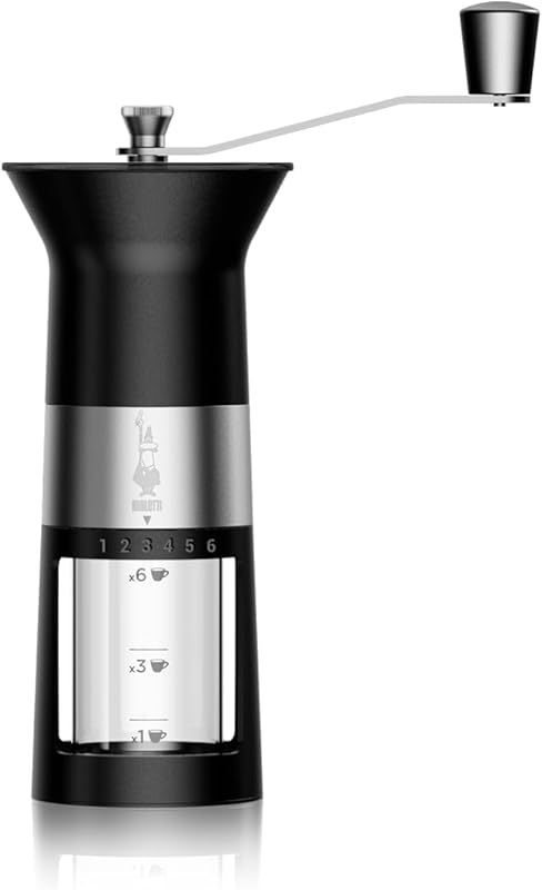 Bialetti MCPRO001 Manual Coffee Grinder, Durable Alloy Steel Construct