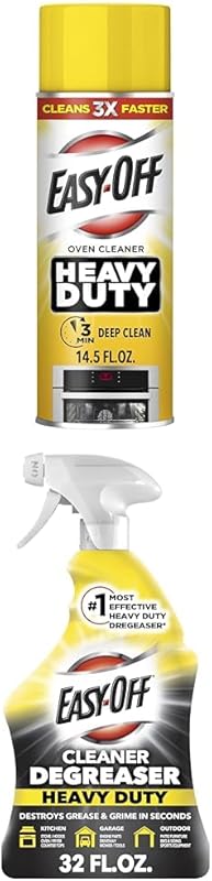 Easy Off Heavy Duty Degreaser: Oven & Grill 14.5 oz Can, 32 oz Trigger