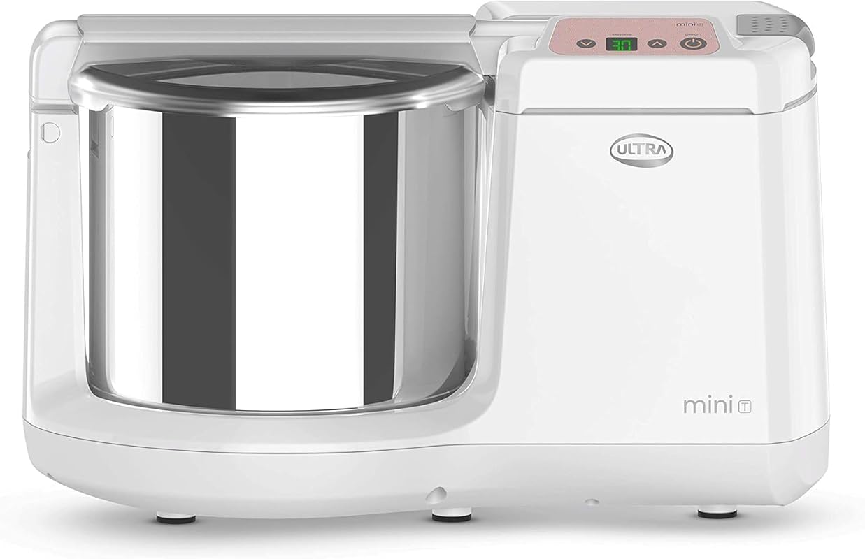 Ultra Mini T Table Top 1.25L Stone Wet Grinder with Atta Kneader, Digi