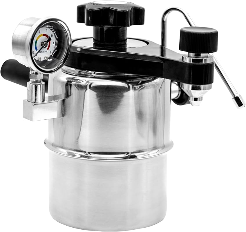 Bellman CX25P Stovetop Espresso Maker & Milk Steamer for Authentic Cof