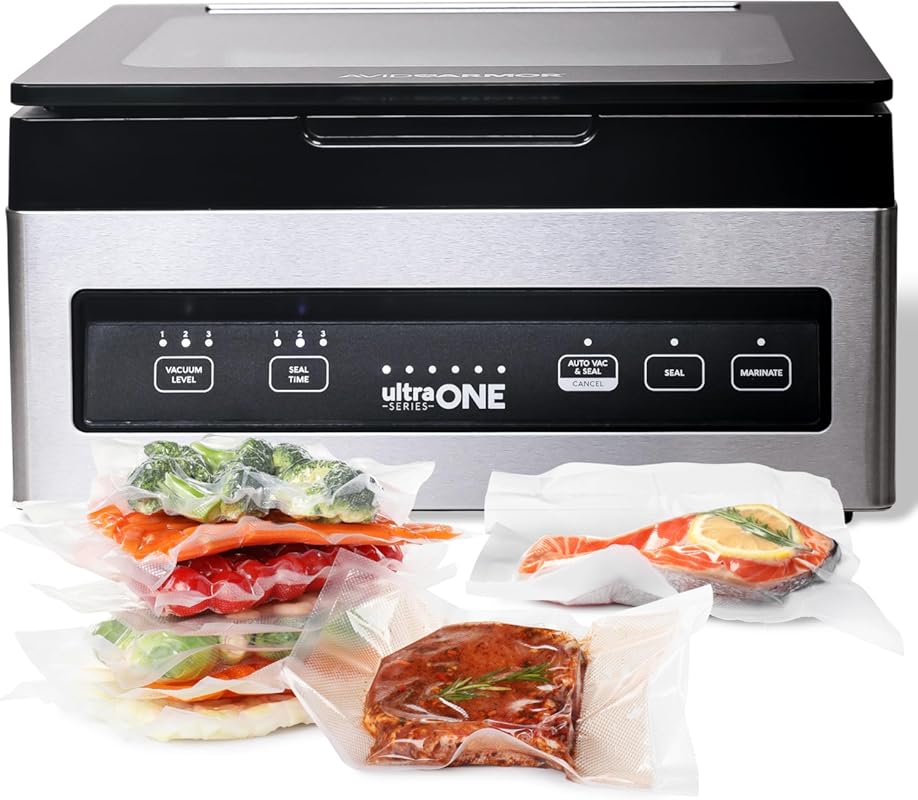 Avid Armor USV1 Ultra SeriesONE Chamber Vacuum Sealer for Wet Foods, M