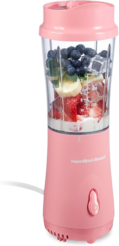 Hamilton Beach Portable Personal Blender, 14oz BPA-Free Travel Cup, St