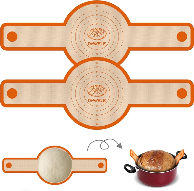Reusable Silicone Bread Sling Dutch Oven Mat Set
