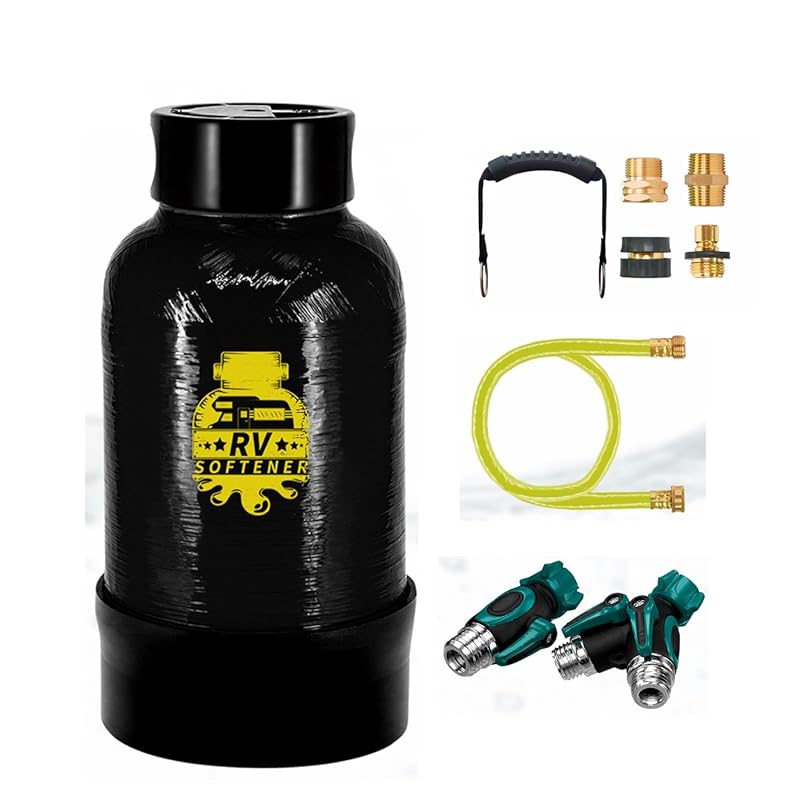 Filterelated Portable 16,000 Grain RV Water Softener with 3/4