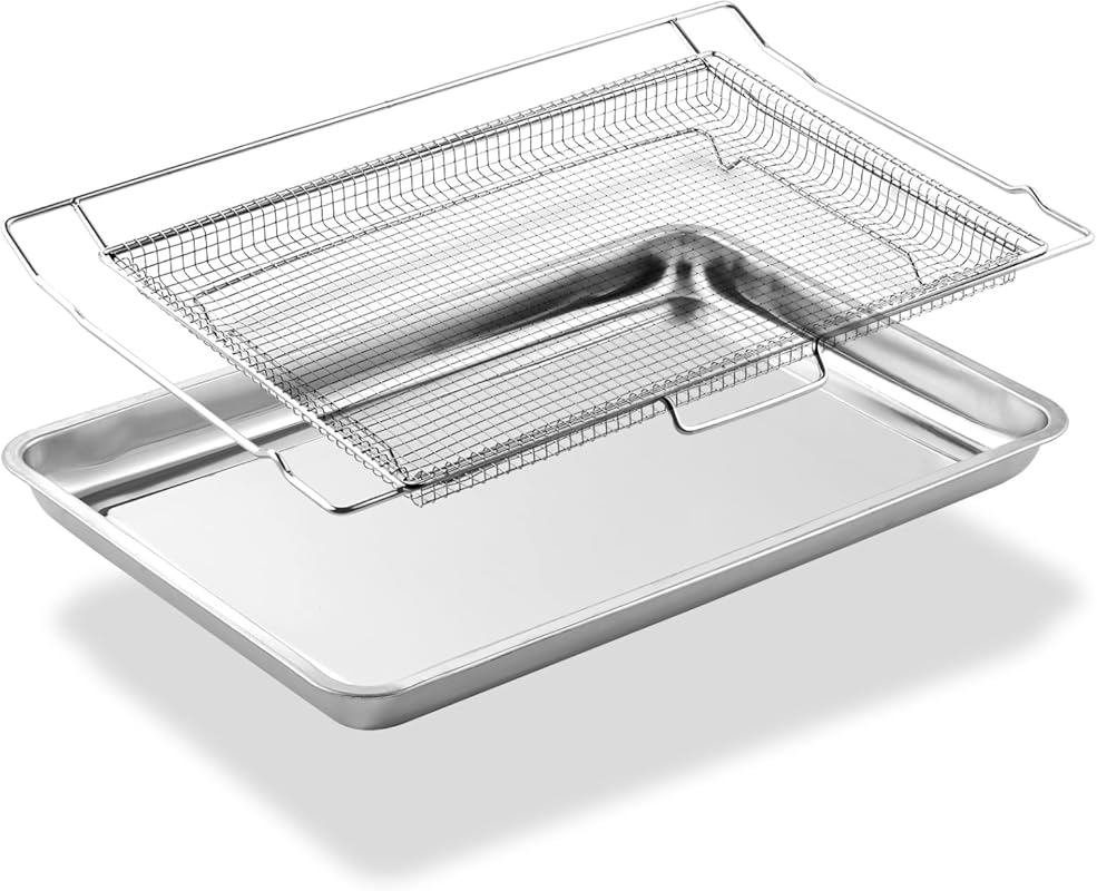 Frigidaire AIRFRYTRAY 304 Stainless Steel Air Fryer Tray Replacement f