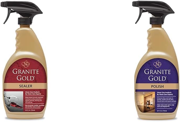 Granite Gold Water-Based Sealer Spray & Polish for Streak-Free Protect