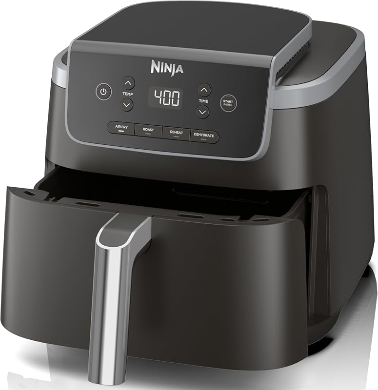 Ninja AF141 5QT 4-in-1 Pro Air Fryer, Roast, Reheat, Dehydrate, Nonsti