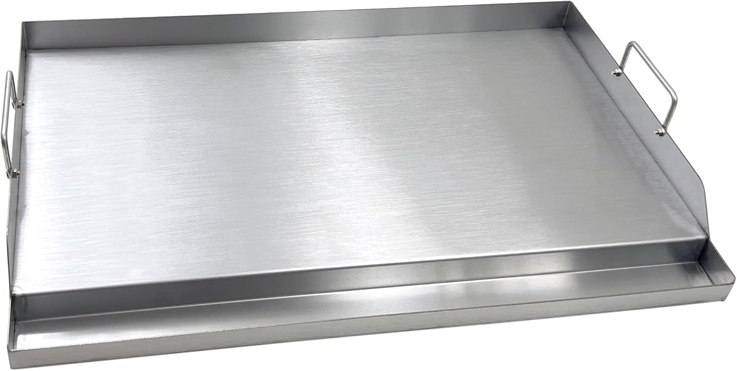 Direct Store Parts DS127 Heavy Duty Stainless Steel BBQ Griddle, 25x16
